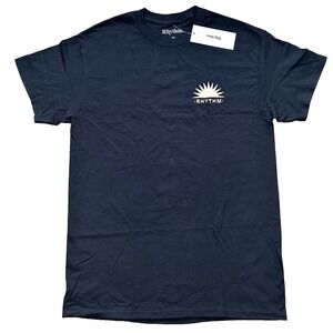 RHYTHM Awake Men's Graphic T-Shirt MEDIUM The Sound of Change Surf Tee NWT